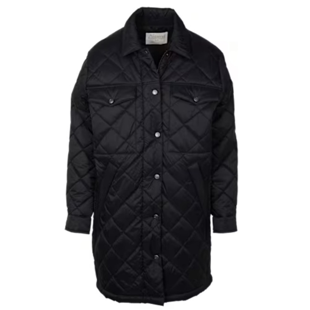 Natural Reflections Black Quilted Puffer Jacket